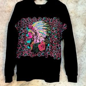 Native American cheetah hoodie